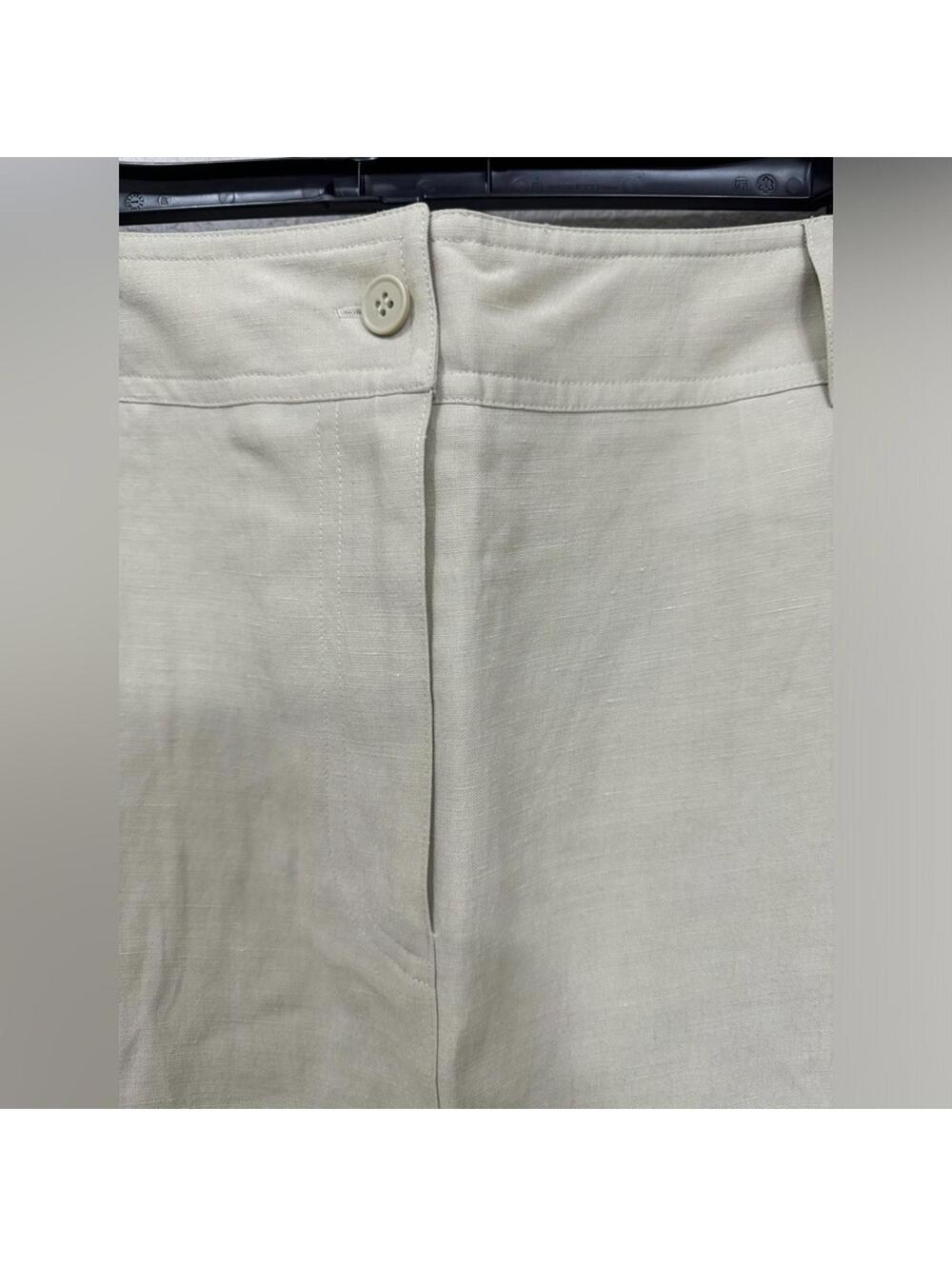 NWT Vintage Petite Sophisticate Cream Cargo Style Pencil Skirt- Size 12 Petite - Picture 3 of 6